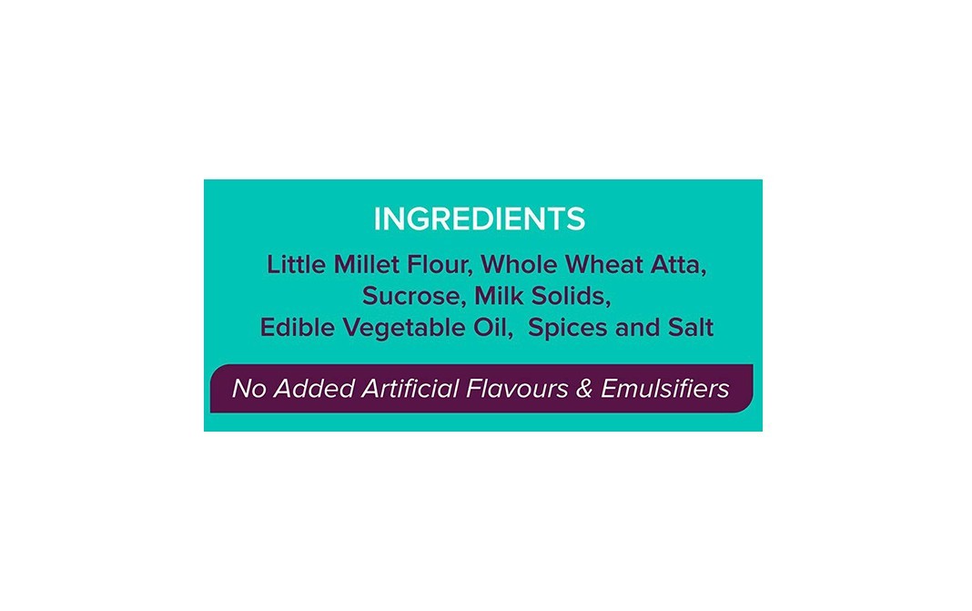 Bliss Tree Healthy Bites Little Millet Cookies    Pack  75 grams
